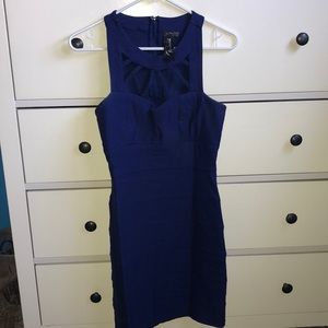 Blue homecoming dress